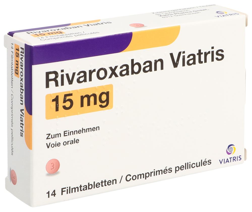 RIVAROXABAN Viatris 15 mg, image principale