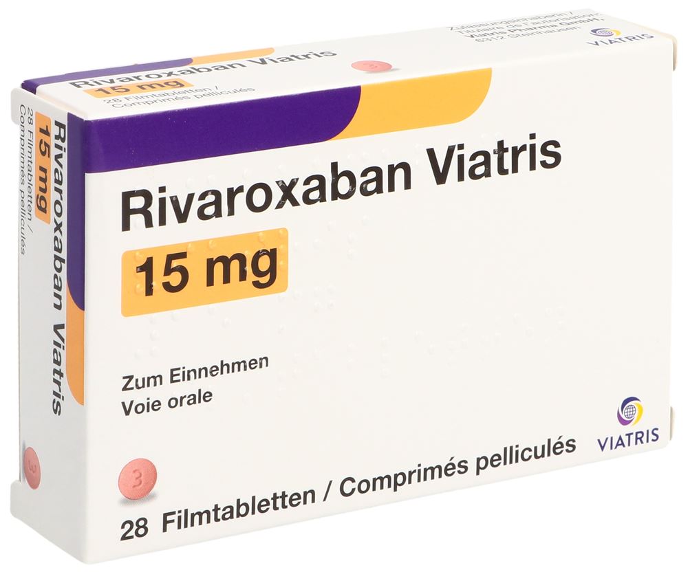 RIVAROXABAN Viatris 15 mg, image principale