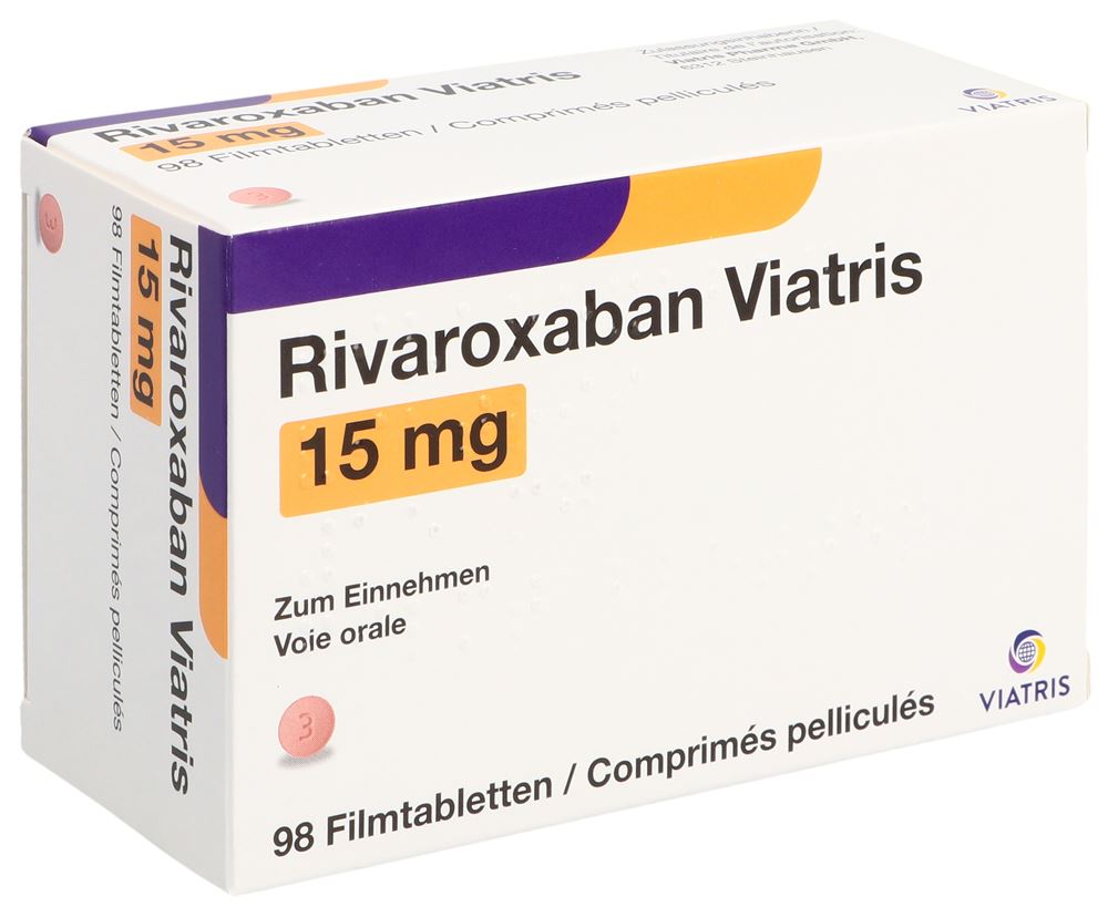 RIVAROXABAN Viatris 15 mg, image principale