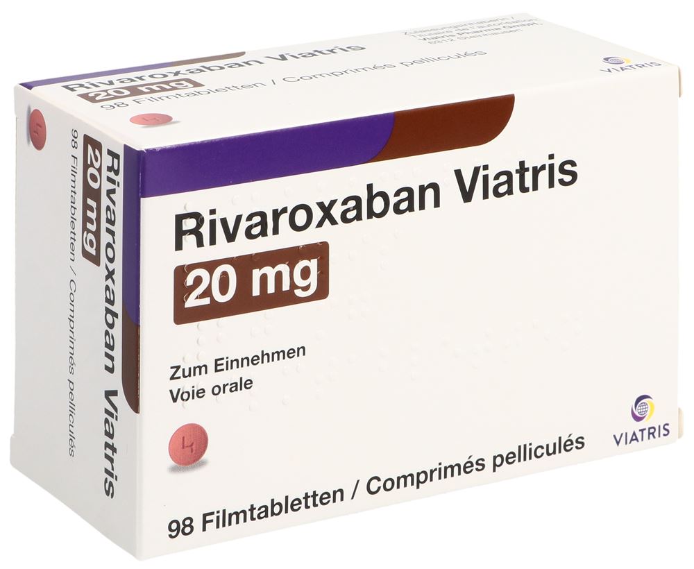 RIVAROXABAN Viatris 20 mg, image principale