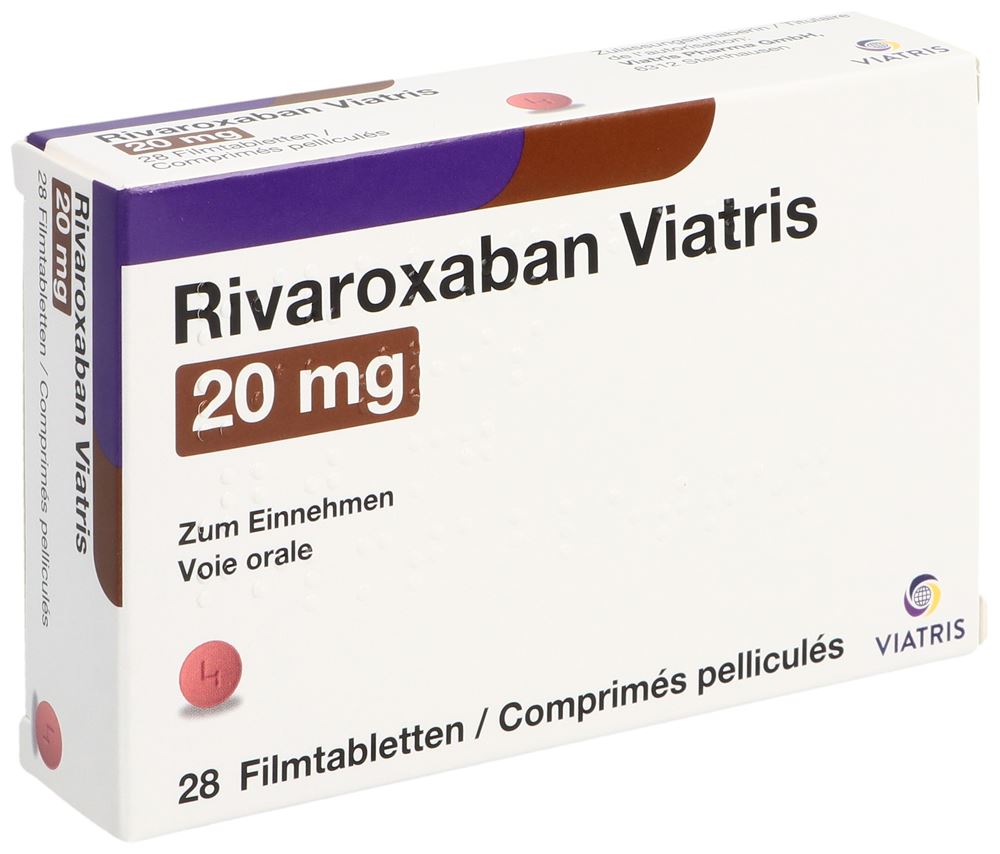 RIVAROXABAN Viatris 20 mg, Hauptbild