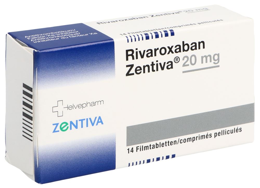 RIVAROXABAN Zentiva 20 mg, image principale