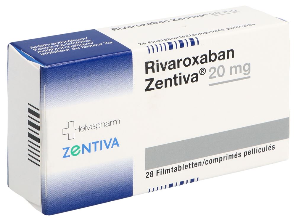 RIVAROXABAN Zentiva 20 mg, image principale