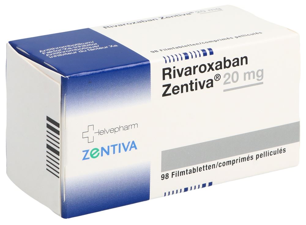 RIVAROXABAN Zentiva 20 mg, image principale