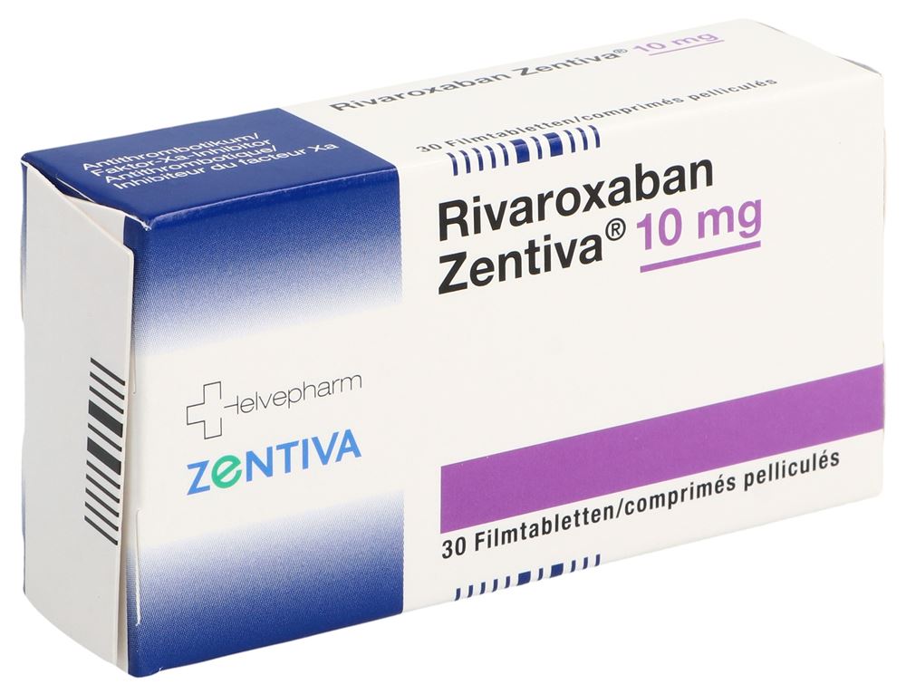 RIVAROXABAN Zentiva 10 mg, Hauptbild
