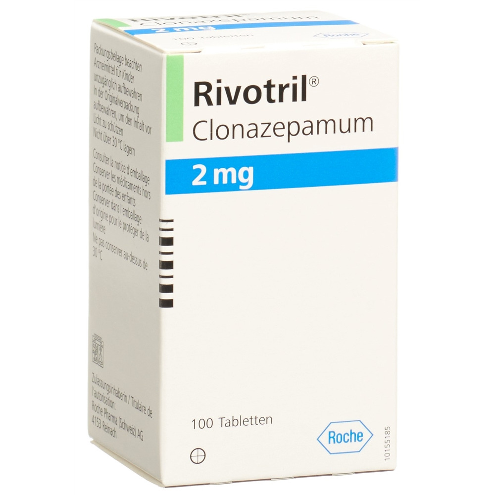 RIVOTRIL cpr 2 mg fl 100 pce