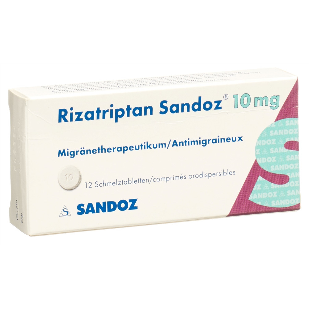 RIZATRIPTAN Sandoz 10 mg, image principale