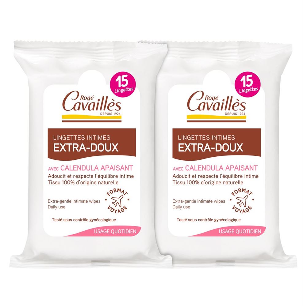 ROGE CAVAILLES Lingettes Intimes