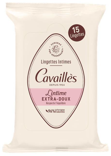 ROGE CAVAILLES Lingettes Intimes