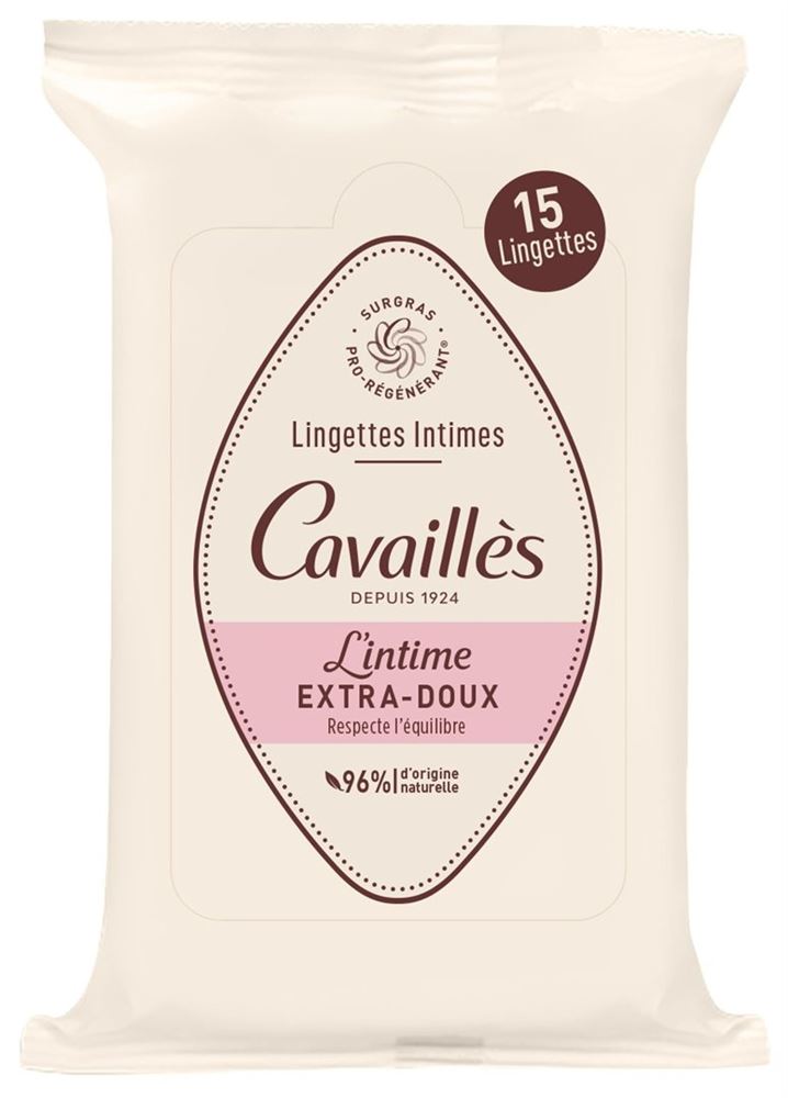 ROGE CAVAILLES Lingettes Intimes