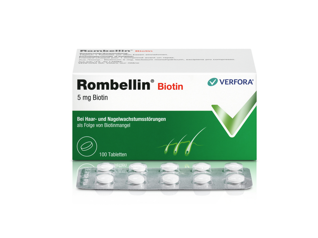 ROMBELLIN cpr 5 mg Biotine blist 100 pce, image 2 sur 2