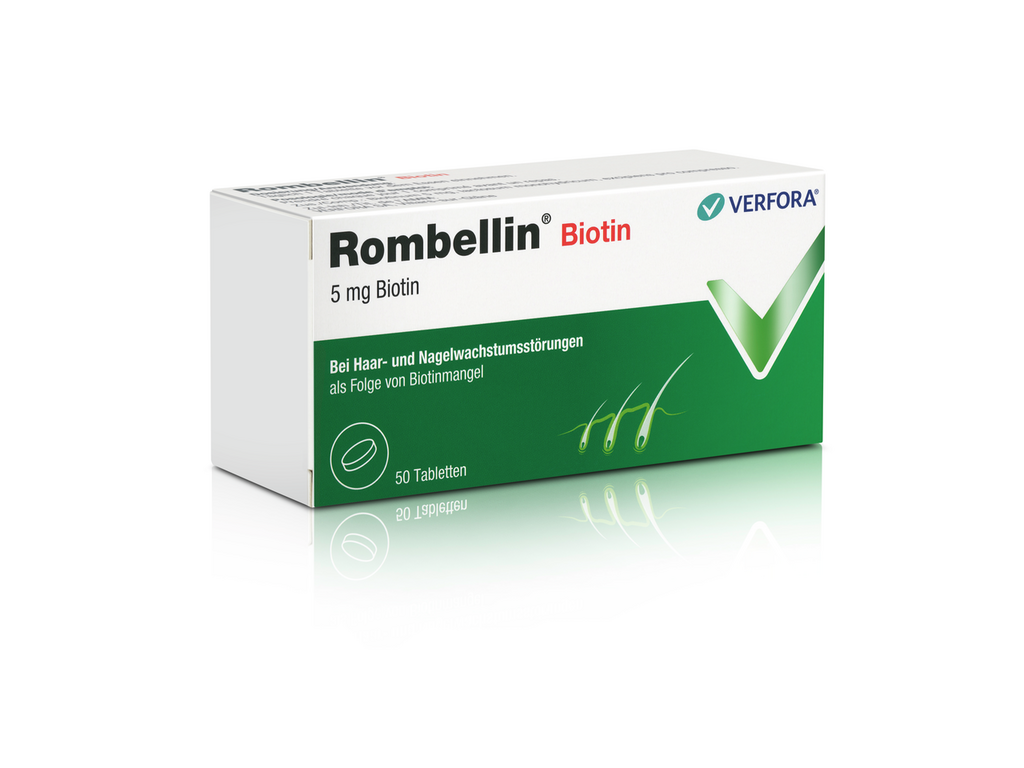 ROMBELLIN cpr 5 mg Biotine blist 50 pce, image principale