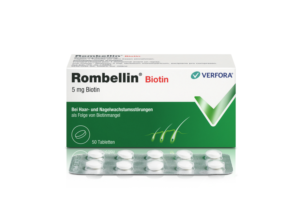 ROMBELLIN Tabl 5 mg Biotin Blist 50 Stk, Bild 2 von 3