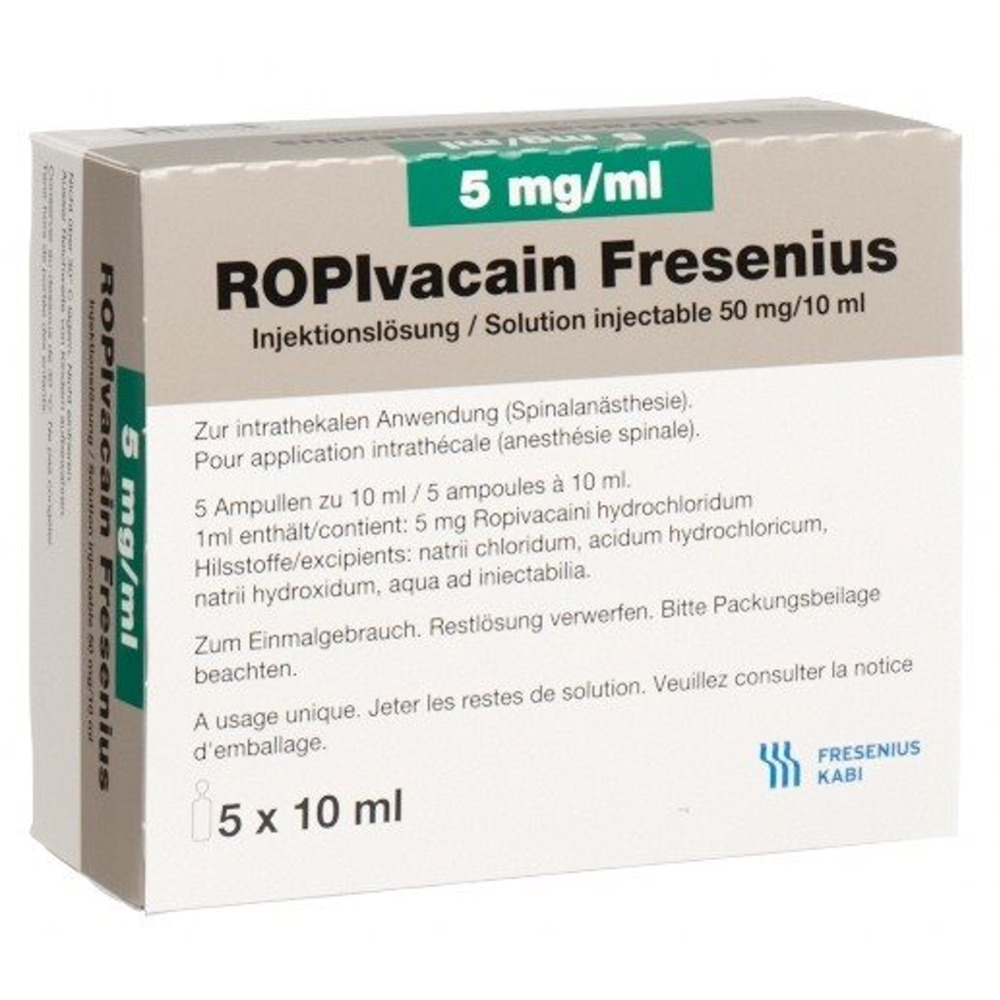 ROPIVACAINE Fresenius 5 mg/ml