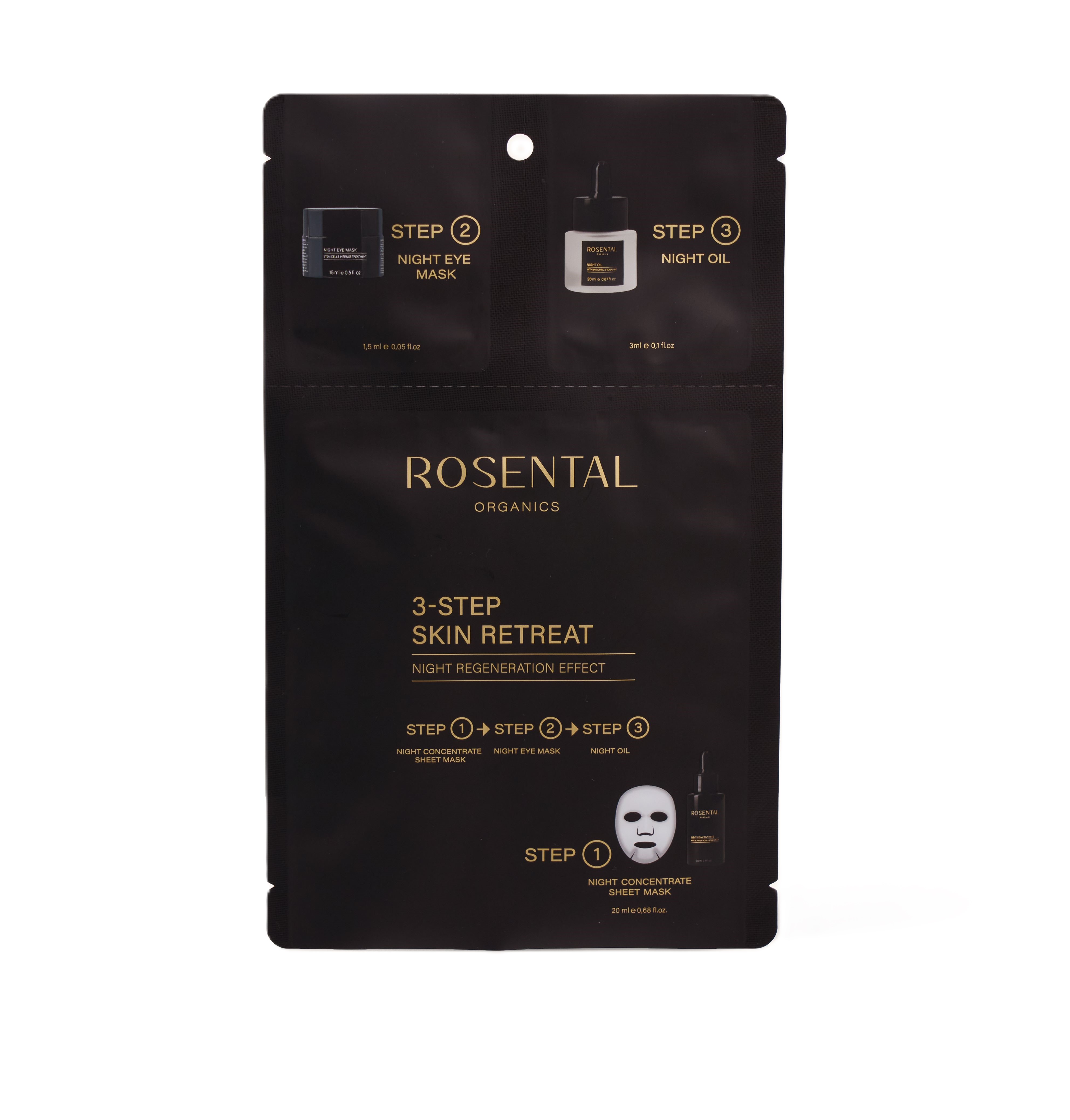 ROSENTAL 3-Step Night Skin Retreat