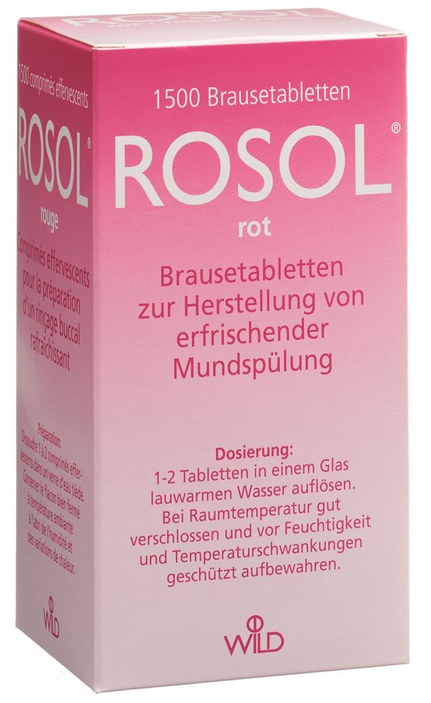 Rosol Brausetabletten, Hauptbild Rosol Brausetabletten, Hauptbild