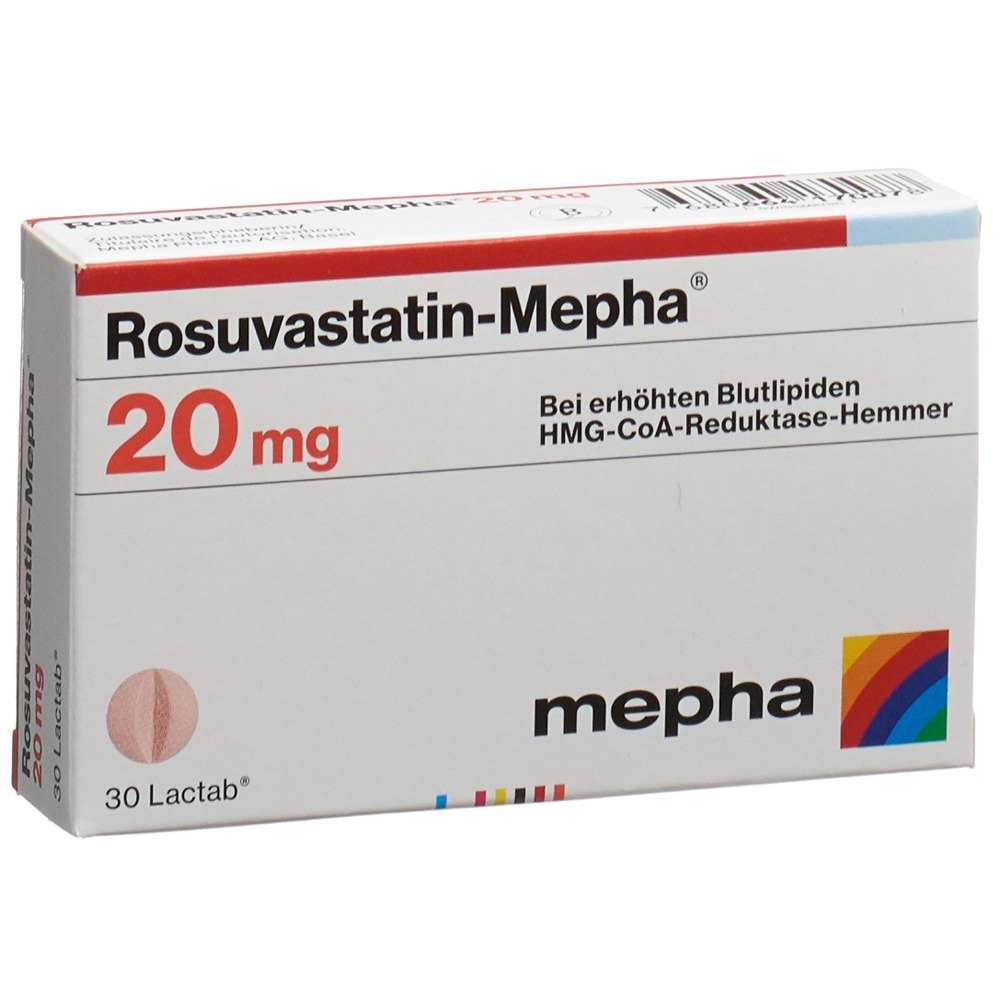 ROSUVASTATINE Mepha 20 mg, image principale