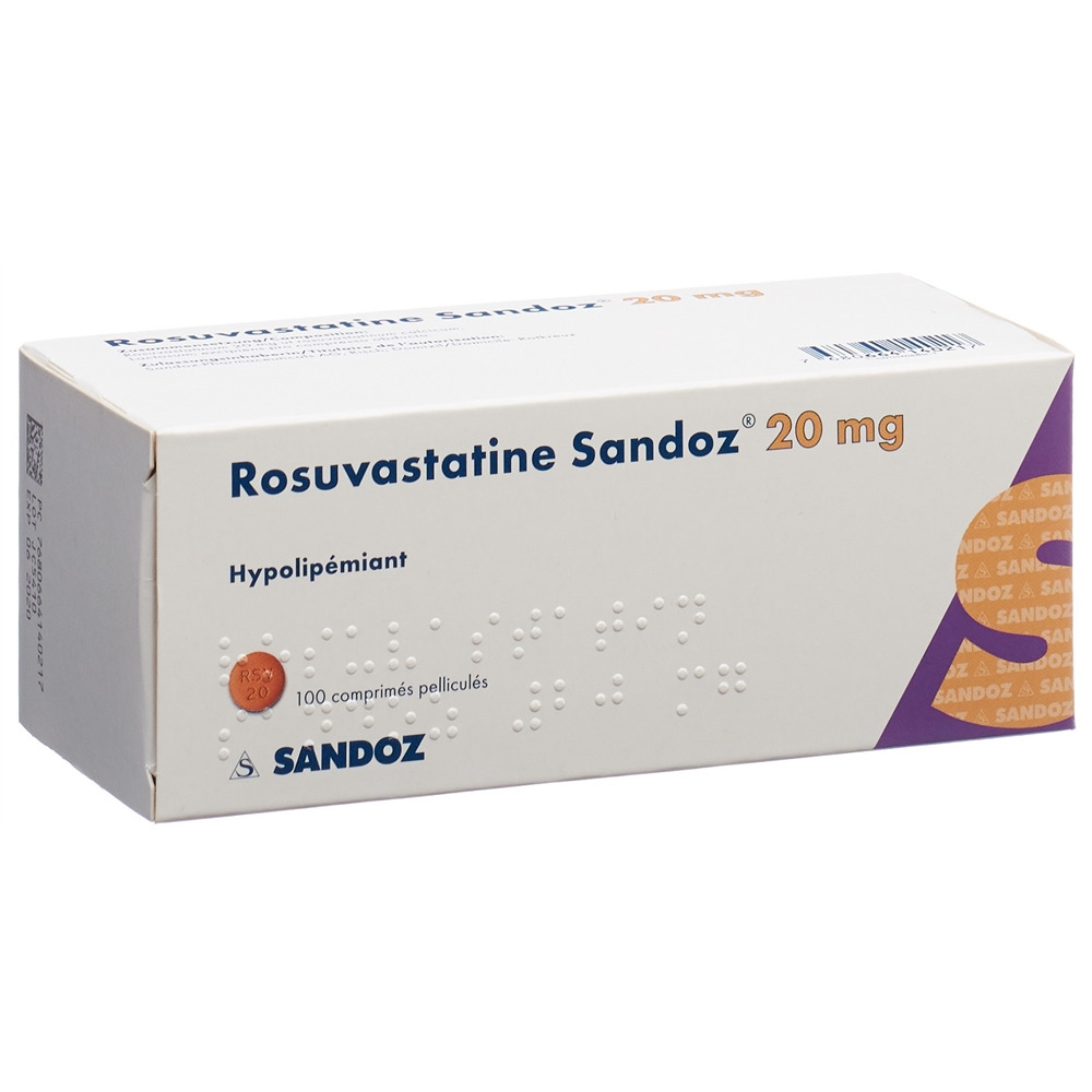 ROSUVASTATINE Sandoz 20 mg, Bild 2 von 2