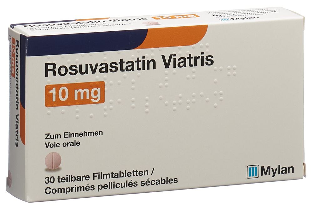 ROSUVASTATINE Viatris 10 mg, Hauptbild