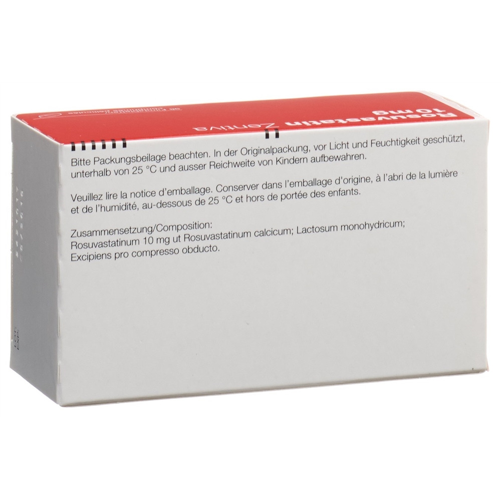 ROSUVASTATINE Zentiva 10 mg, image 2 sur 2