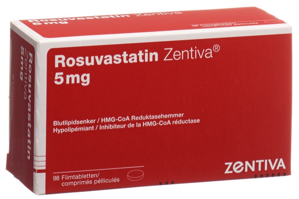 ROSUVASTATINE Zentiva 5 mg, image principale