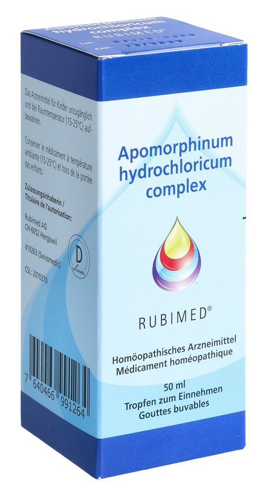 Rubimed apomorphinum hydrochloricum comp., image principale