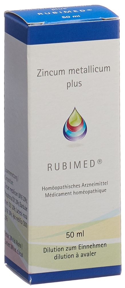 Rubimed Zincum metalicum  plus, Hauptbild