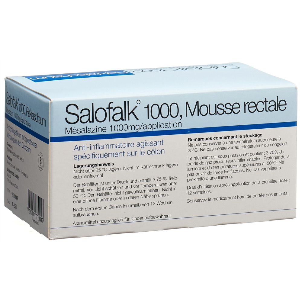 SALOFALK Rektalschaum 1000 mg Fl 80 g, Bild 2 von 2