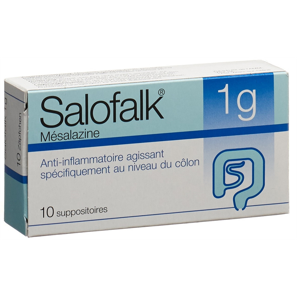 SALOFALK supp 1 g blist 10 pce, image 2 sur 2