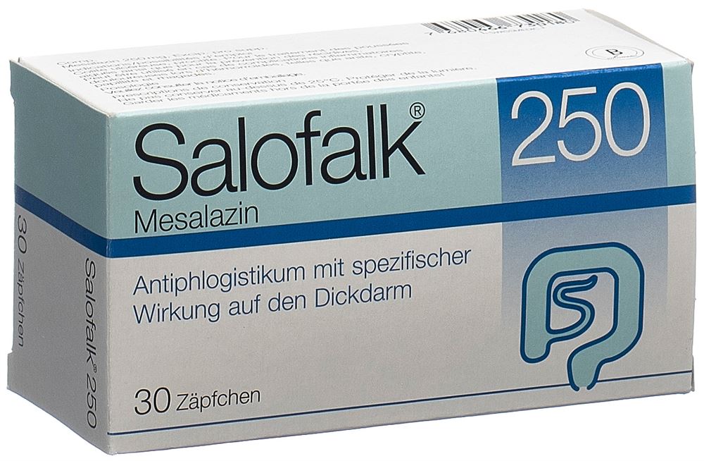 SALOFALK supp 250 mg blist 30 pce, image principale