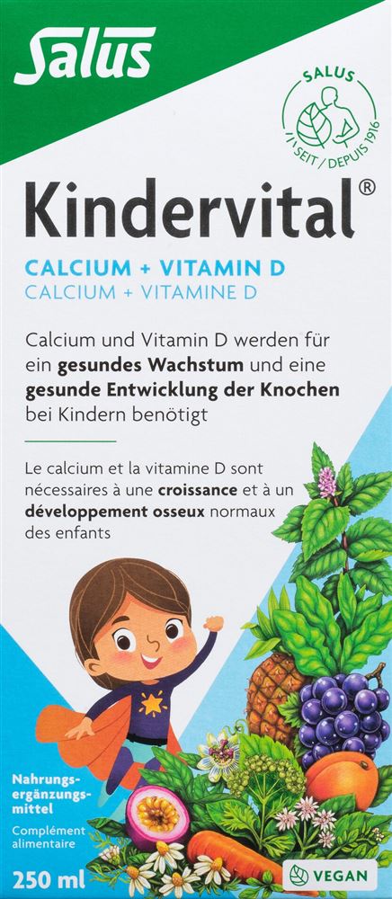 SALUS Kindervital multivitamines calcium tonique