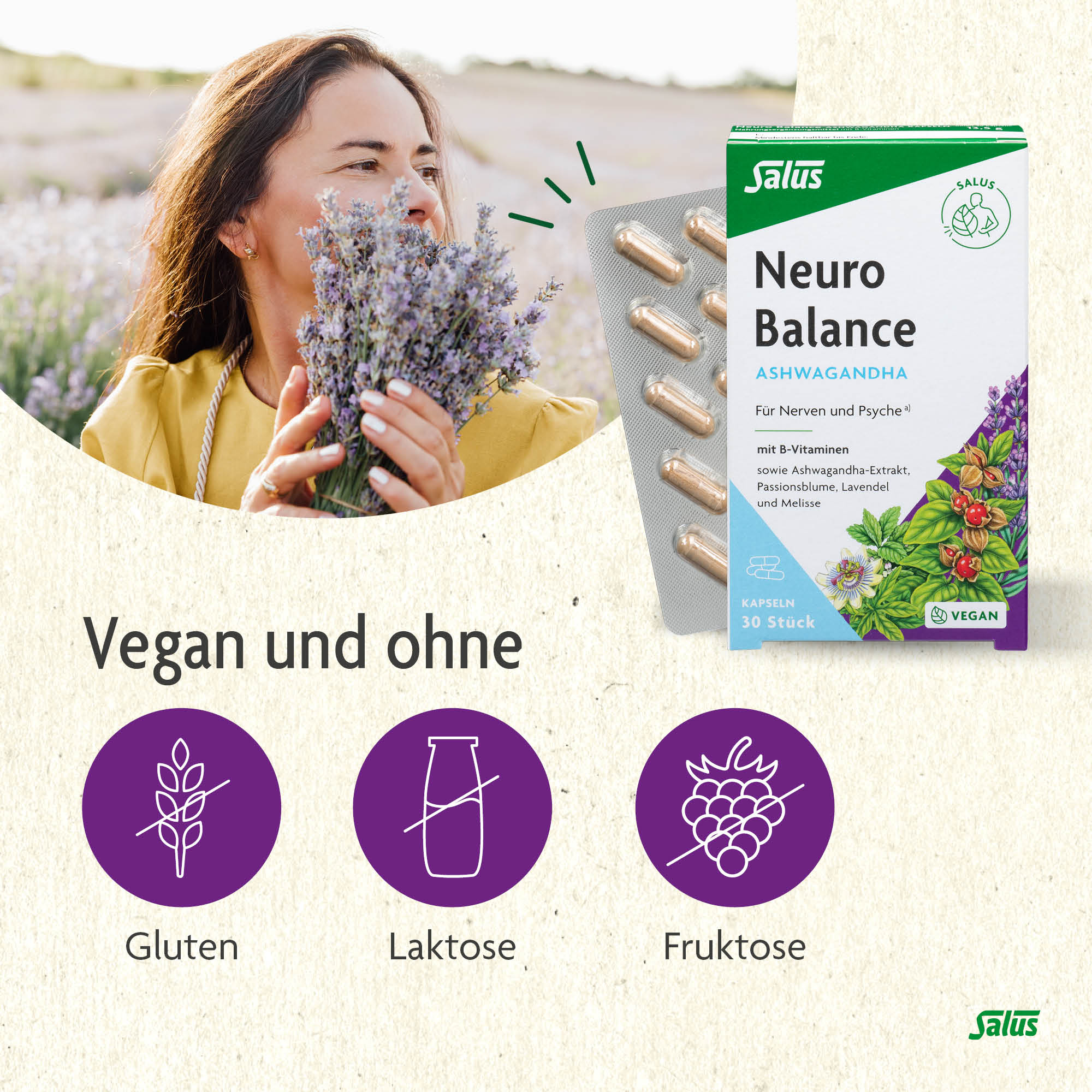 SALUS Neuro Balance Ashwagandha, Bild 3 von 6