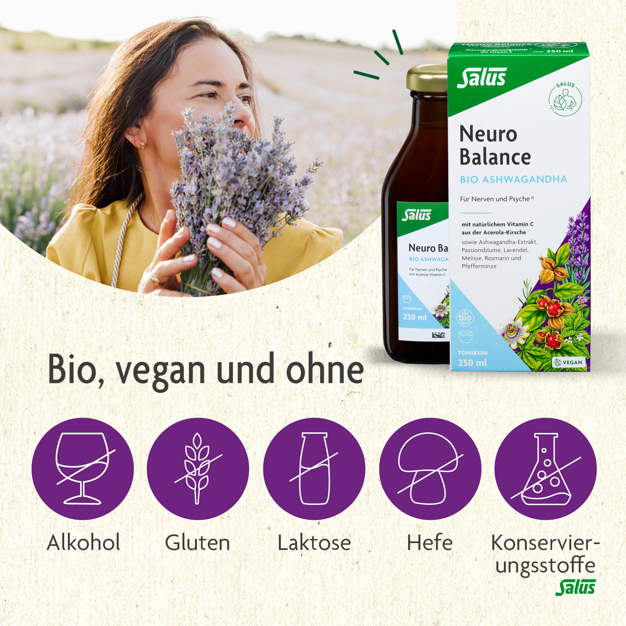 SALUS Neuro Balance ashwagandha tonique, image 3 sur 5