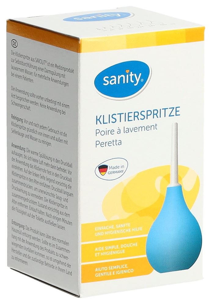 SANITY Birnspritze, Hauptbild