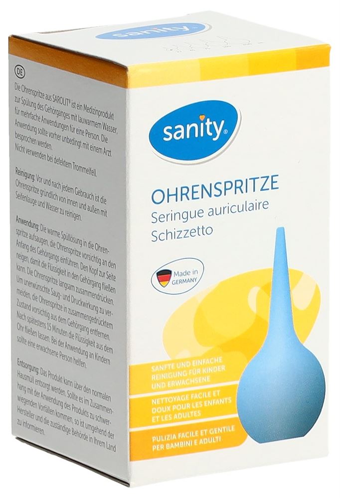 SANITY Ohrspritze, Hauptbild