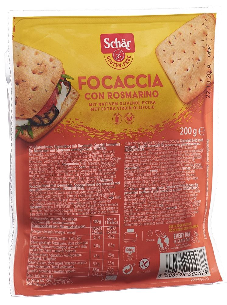 Schär focaccia