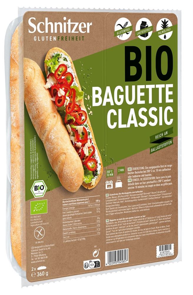 Schnitzer Bio baguette