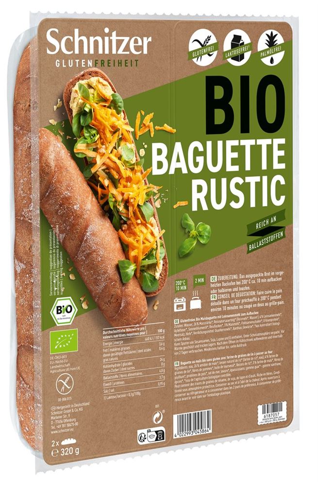 Schnitzer Bio baguette