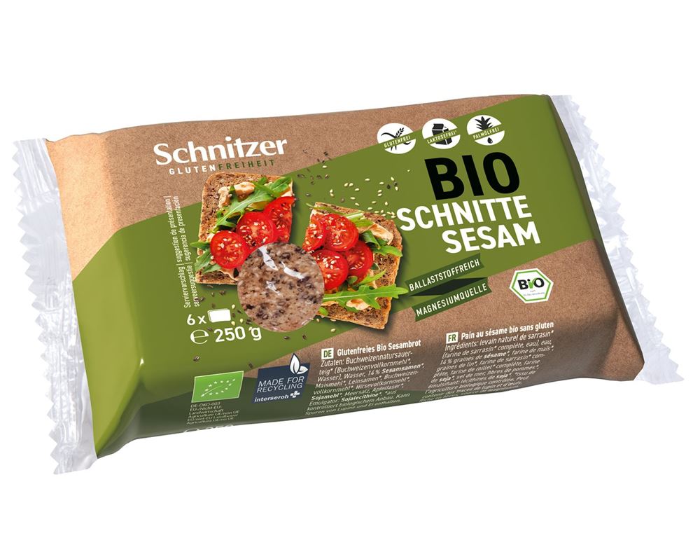 Schnitzer Bio Sesam Schnittbrot, Hauptbild Schnitzer Bio Sesam Schnittbrot, Hauptbild