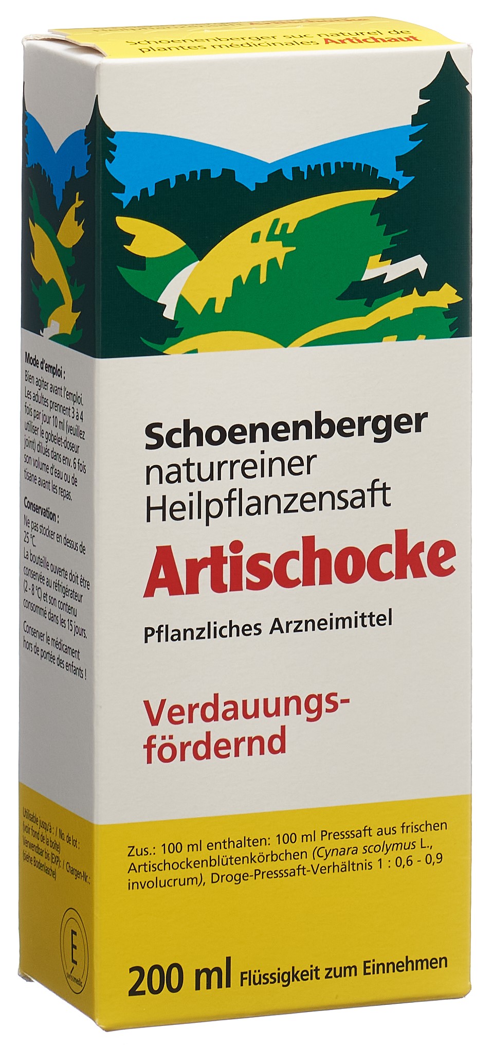 SCHOENENBERGER Artischocken Heilpflanzensaft