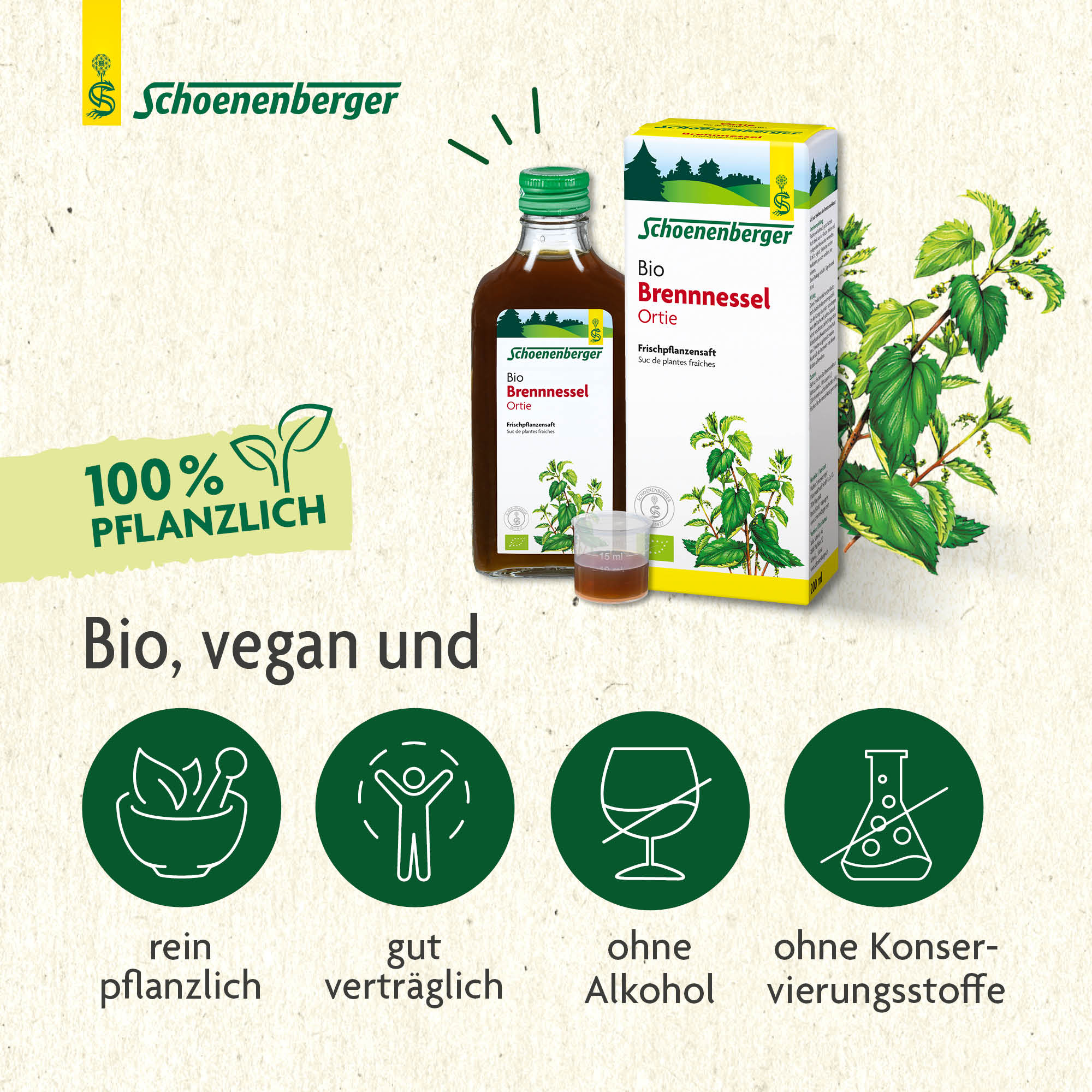 SCHOENENBERGER Brennnessel Frischpflanzensaft, Bild 4 von 6