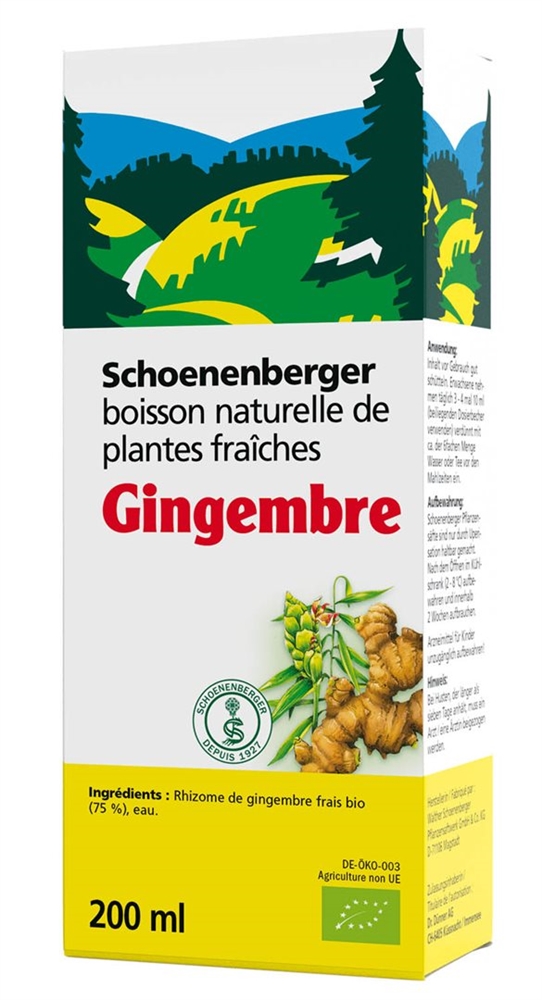 SCHOENENBERGER Gingembre boisson de plantes fraîches, image 3 sur 4