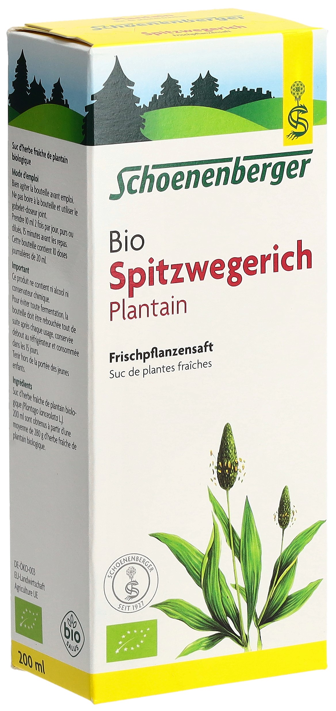 SCHOENENBERGER Spitzwegerich Frischpflanzensaft