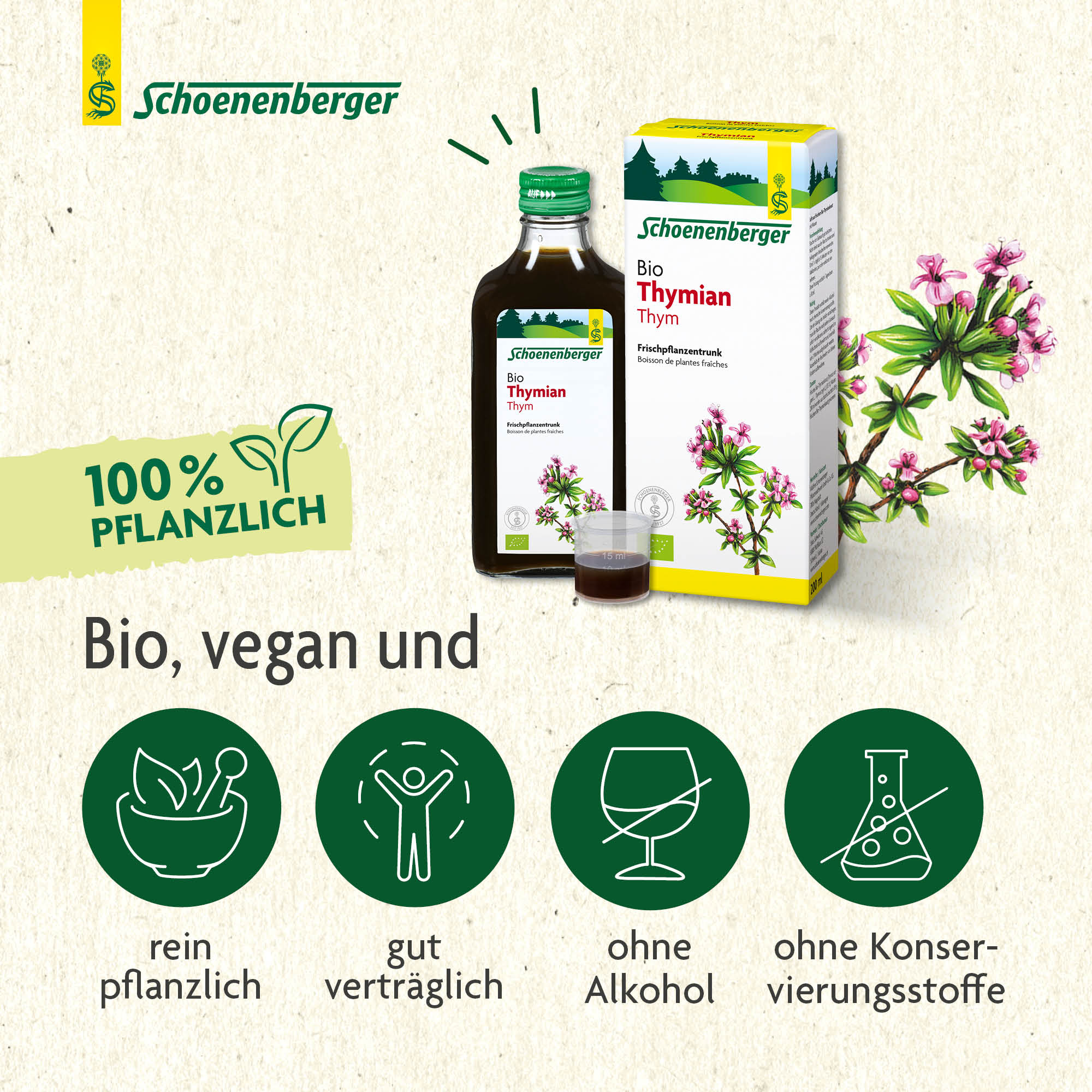 SCHOENENBERGER Thym boisson de plantes fraîches, image 4 sur 6