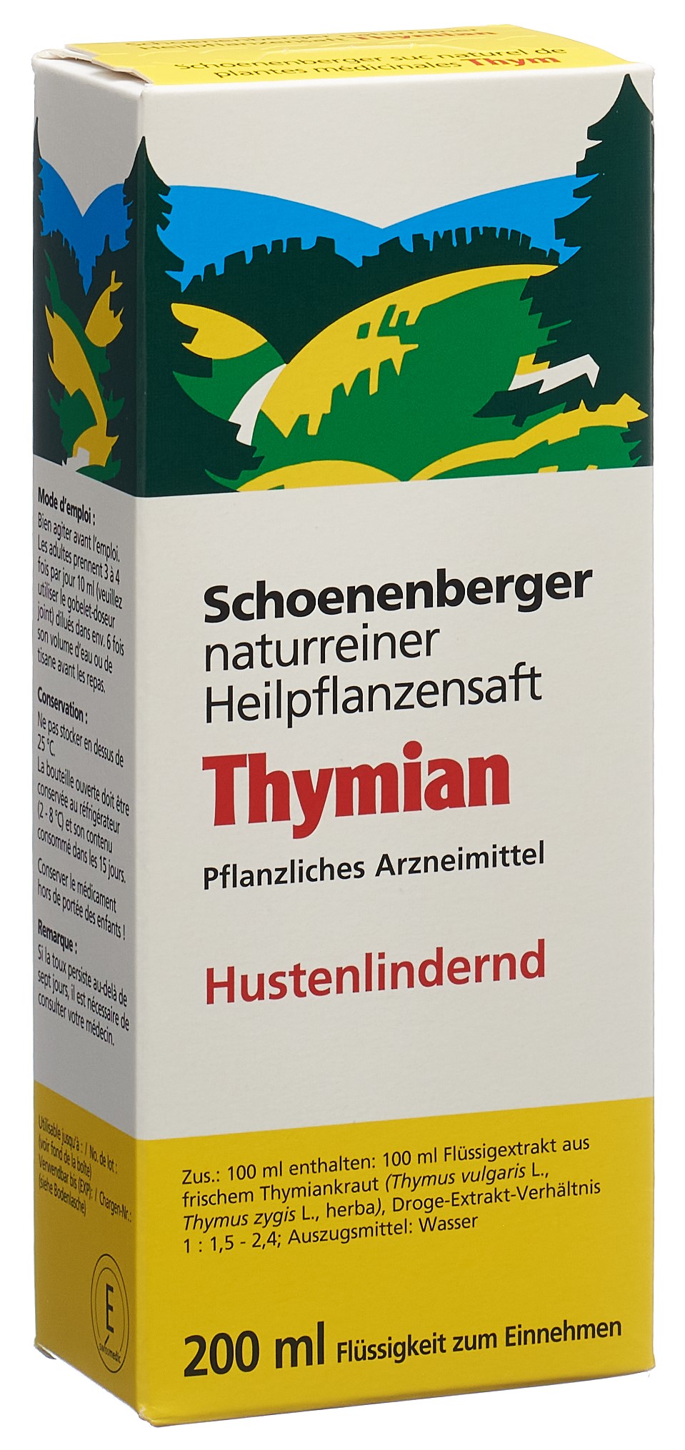 SCHOENENBERGER Thymian Heilpflanzensaft