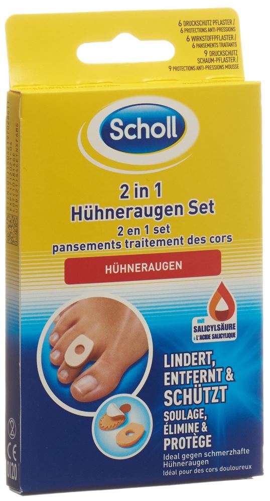 SCHOLL 2in1 Hühneraugen Set
