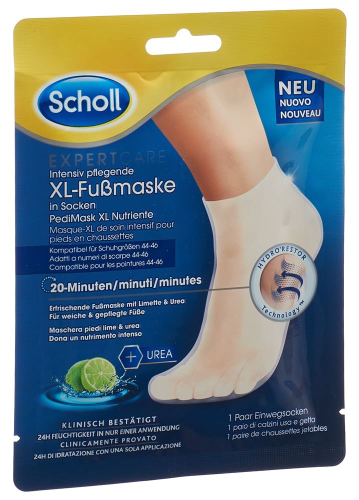 SCHOLL Expert Care masque rafraîchissant pour pieds