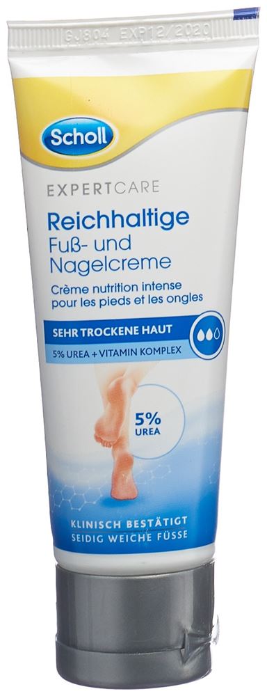 SCHOLL ExpertCare crème nutrition intense pour les pieds et les ongles, image principale