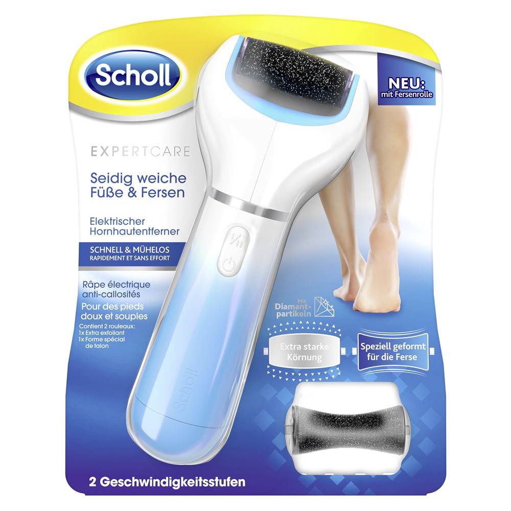 SCHOLL ExpertCare râpe électrique anti-callosités