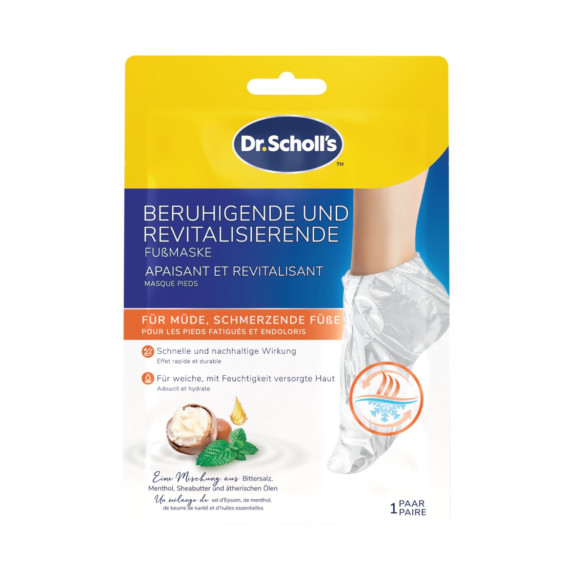 SCHOLL masque pieds